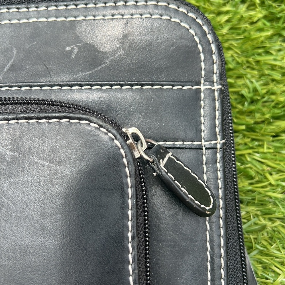 NWT Wilsons Executive Portfolio Black Leather - Picture 13 of 14